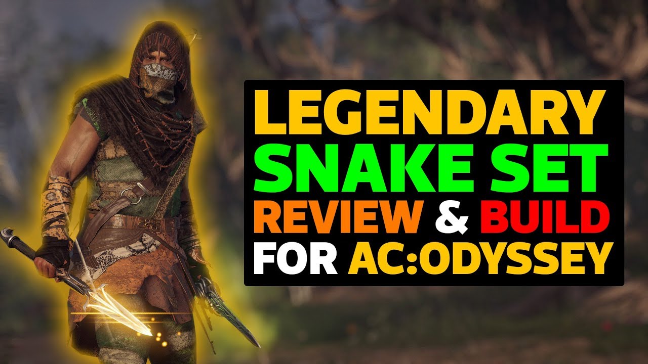 sløring dårlig riffel Legendary Snake Set Review & Build for AC Odyssey! - YouTube