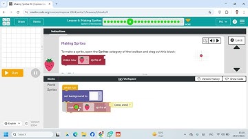 Lesson 6 Making Sprites 8 |Express Course 2024|code.org #Coding #Gmaing #Website #Viral