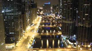 Chicago Downtown Time Lapse 7pm To 7am.wmv