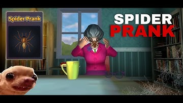 scary teacher 3D | spider prank with miss t || walkthrough ( ios android )