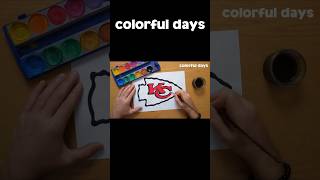KANSAS CITY CHIEFS logo painting