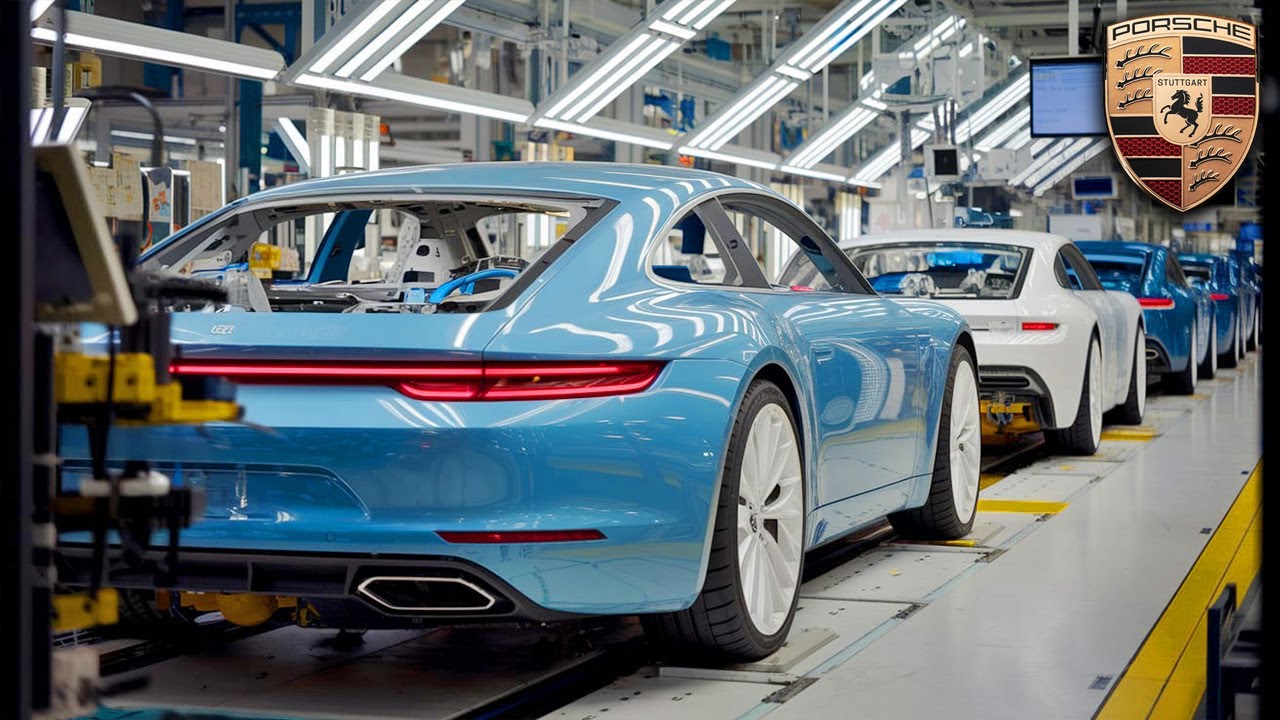 How Porsche Cars Are Made in a Factory - YouTube