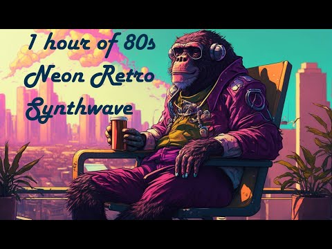 Synthwave Mixtape 37 1 Hour 80s Retro Music Study Work Relax