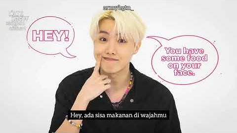 [SUB INDO] BTS These New Hand Gestures at The Late Late Show with Stephen Colbert