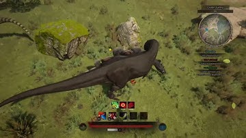 Path Of Titans Obsidian Jungle Trex ambush.. boosted speed and stamina drain