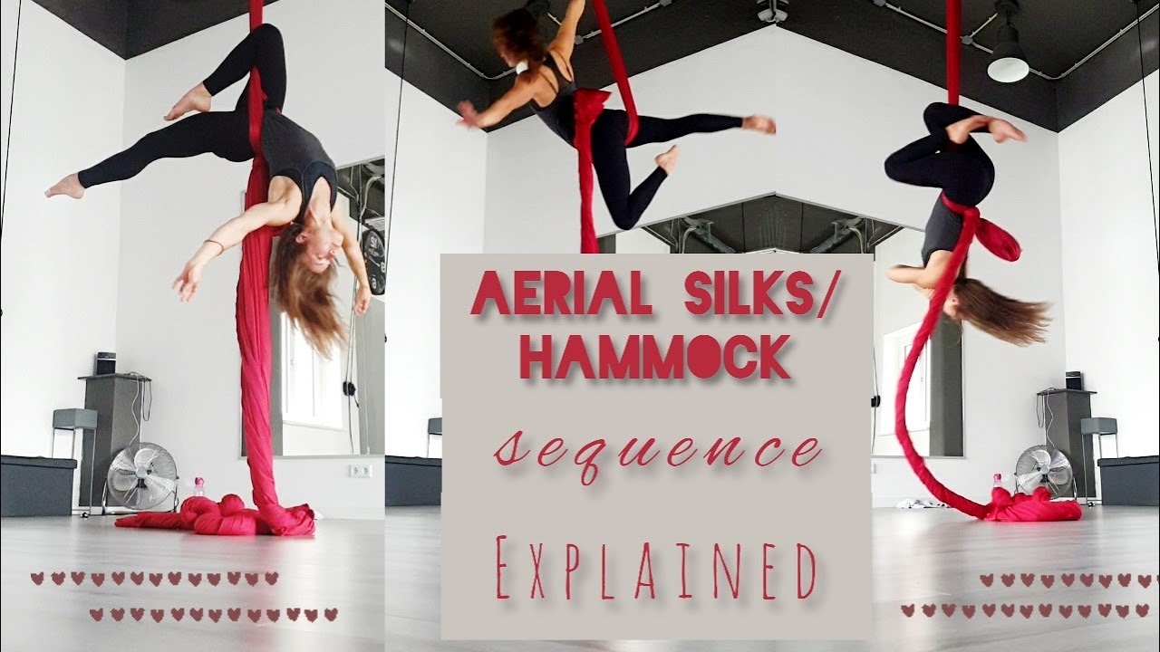 Aerial Silks/Hammock SEQUENCE incl. PRETTY SHAPES, MINIDROP