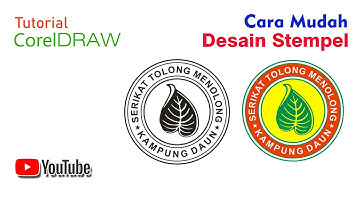 Sangat Mudah Mendesain Stempel dengan CorelDRAW