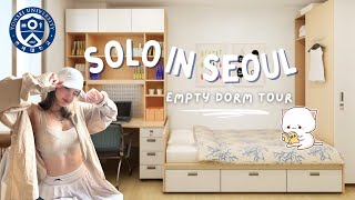 Flying to Korea & Empty Dorm Tour 🇰🇷 *Yonsei Uni* [SOLO IN SEOUL✨]