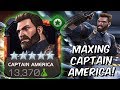 5 Star Rank 5 Captain America Infinity War Rank Up & Gameplay - Marvel Contest Of Champions