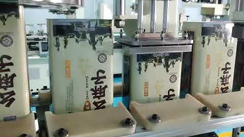 4L square tin can combined forming machine