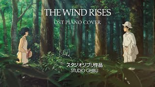 The Wind Rises OST - Nahoko (An Unexpected Meeting) [菜穂子 (めぐりあい)]  | 1 Hr Loop |BGM✍💤🎧|  Piano Cover