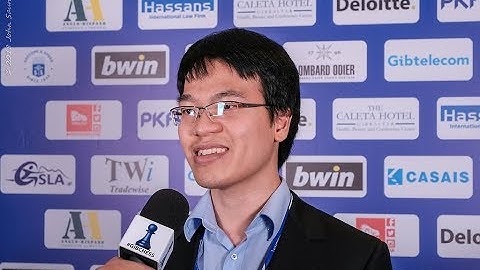 Round 4 Gibraltar Chess post-game interview with Liêm Lê Quang
