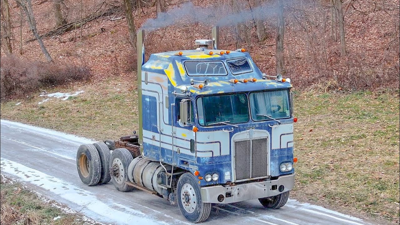 Kenworth K100 cabover hasn’t seen the road in 30 years! Will it drive again??