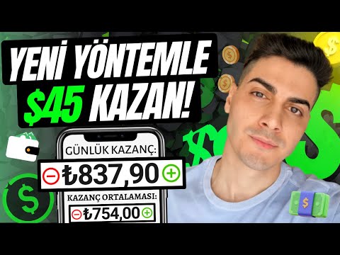 CANLI CANLI 45 DOLAR KAZANDIĞIM YENİ YÖNTEM! 💰 (KANITLI) - İnternetten Para Kazanma Yolları 2022