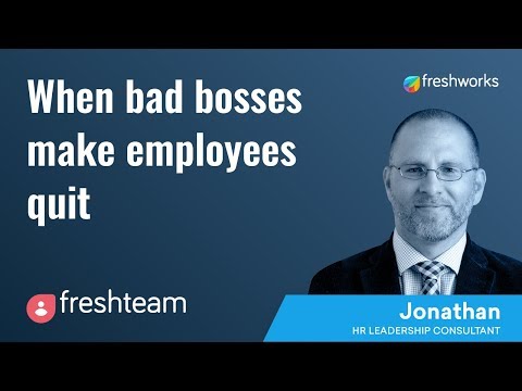 When bad bosses make employees quit
