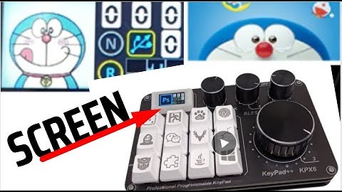 Bluetooh Macro Keypad with OLED and Four Knobs