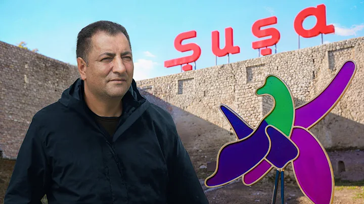 2 Lambs on a Unique Spit in the City of Shusha! Az...