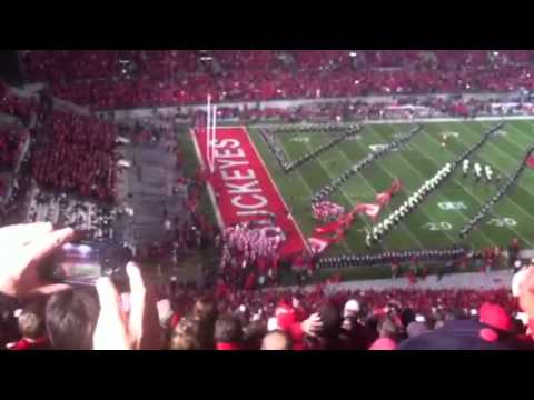 Ohio State Buckeyes Football Team Takes the field against N - YouTube