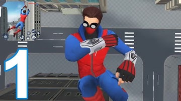 Spider Fighting: Hero Game - Gameplay Walkthrough Part 1 - Tutorial (iOS, Android)