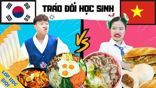 TRÁO ĐỔI HỌC SINH VIỆT-HÀN: Sang Hàn Quốc ăn BÁNH ĐỒNG XU hot hit!!