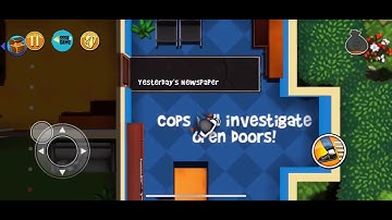 Robbery Bob: CHAPTER 1 - SUBURBS Level 8 , 100% . iOS/ Android Walkthrough