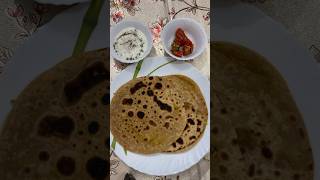 Breakfast thali gobhi ??️parathashorts trending viral indian recipe indianfood breakfast