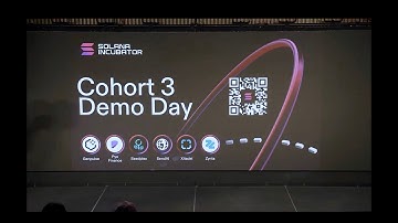 Solana Incubator Cohort 3 Demo Day