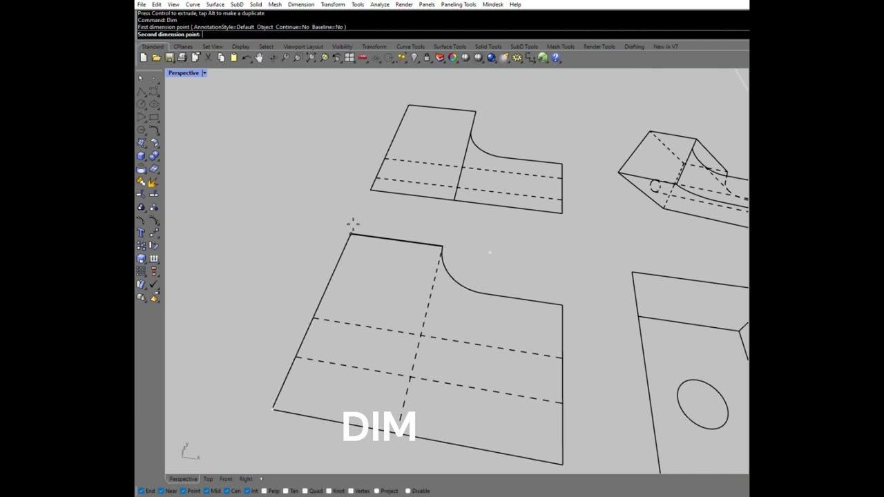 Rhino make 2d YouTube