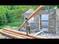 Building a House with Rough Stone The Final Result After Completion#TrieuAnhTV #hoaky #buildahouse