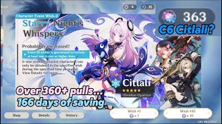 Can I C6 Citlali with 360+ pulls after 166 days of saving? | Genshin Impact