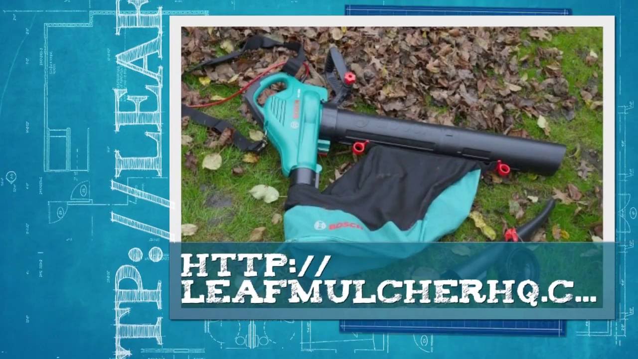 Leaf Blower Vacuum Bosch ALS 25 Reviews YouTube