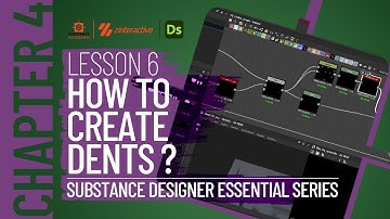 How to Create Dents? | Lesson 6 | Chapter 4 | Substance Designer 2021 Essential Series