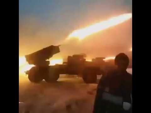 RUS KATYUSHA FÜZESİ : Suriyede çatışma bölgelerinde ullanılan korkuç silah I HD