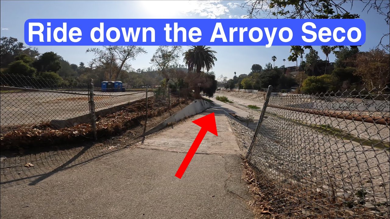 RIde down the Arroyo Seco bike path