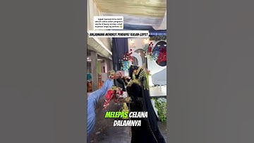 momen lucu ketika pengantin wanita melempar celana dalam ke atap rumah ‼️‼️ #ngakak #lucu #nikah