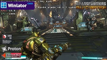 TRANSFORMERS: FALL OF CYBERTRON on Android | Winlator CMod v13.1.1 | Snapdragon 680 | 4gb ram