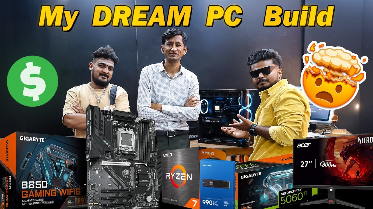 Gaming PC build under 2 lakh | Gigabyte RTX 5060 Ti Windforce 16GB GDDR7 Graphics Card 