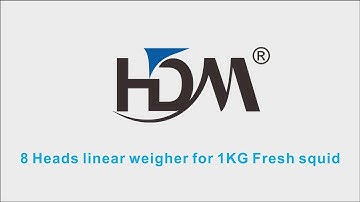 8 Heads Linear Weigher for 1KG Fresh Squid