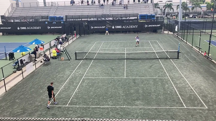 Match point 2025 ITF J300 Bradenton boys final