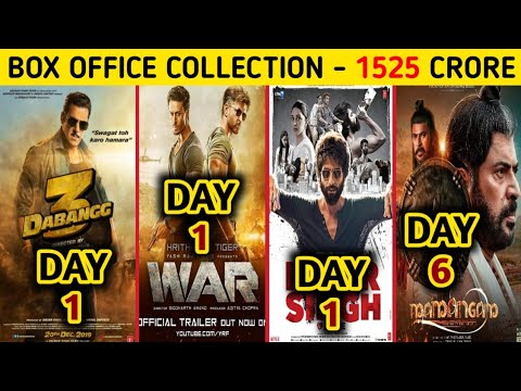 box-office-collection-of-dabangg-3,war,kabir-singh,mamangam-box-office-collection,salman-khan