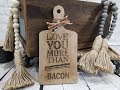 More than bacon - Wood burning - part two