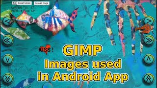 GIMP |  ANDROID APP (FISH KISS | GAME | Created with JavaScript | HTML | Ionic Cordova) screenshot 2