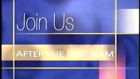 Join Us After The Program (2002) Company Logo (VHS Capture) PAL Toned #1
