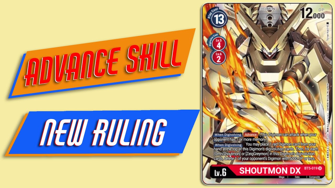 Digimon TCG Advance Effect Update New Rulings YouTube