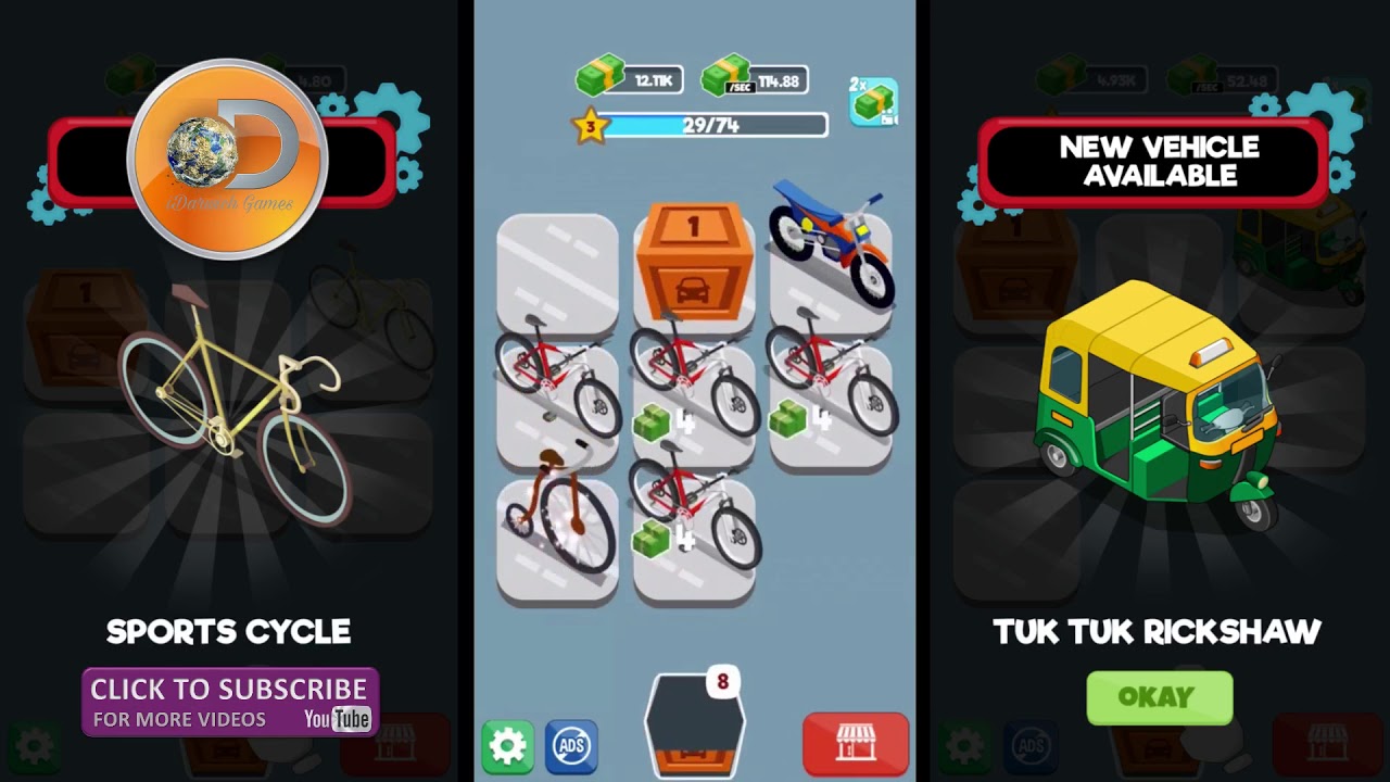 Merge Cars Vehicles Walkthrough Part 1 Gameplay FHD YouTube