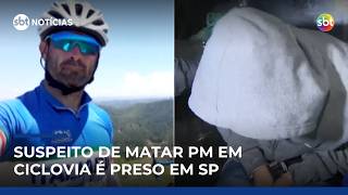SP: suspeito de matar PM aposentado durante assalto em ciclovia se entrega à polícia | #SBTNotícias