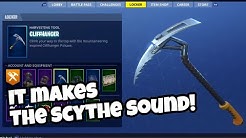 cliffhanger pickaxe is the scythe in 2018 fortnite battle royale duration 21 15 - all fortnite sound effects