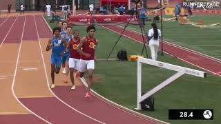Men's 800m - USC vs UCLA Dual Meet 2026 [Full Race Replay]