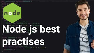 node js best practises #01  #webinar series