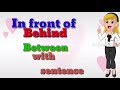 In Front of, Behind, Between! Preposition for kids